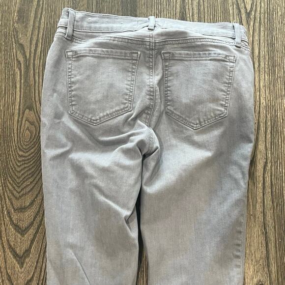 Ann Taylor LOFT Modern Skinny Jeans Denim Stretch Light Wash Gray Size 27/4 - Picture 13 of 13
